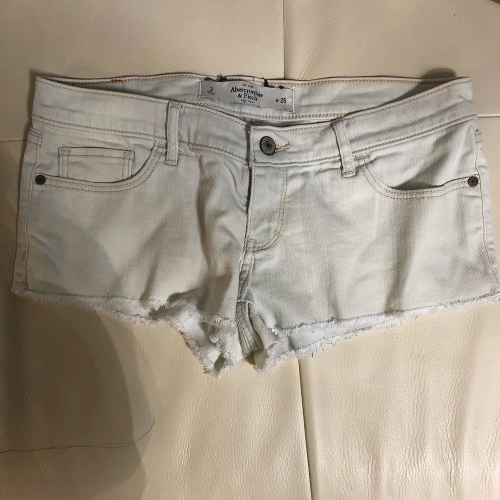 Abercrombie Cropped Denim Shorts